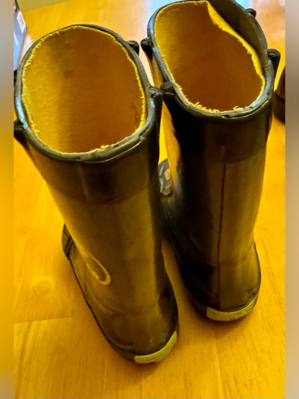 Western Chief Batman Rain Boots Toddler Size 8 Black Waterproof